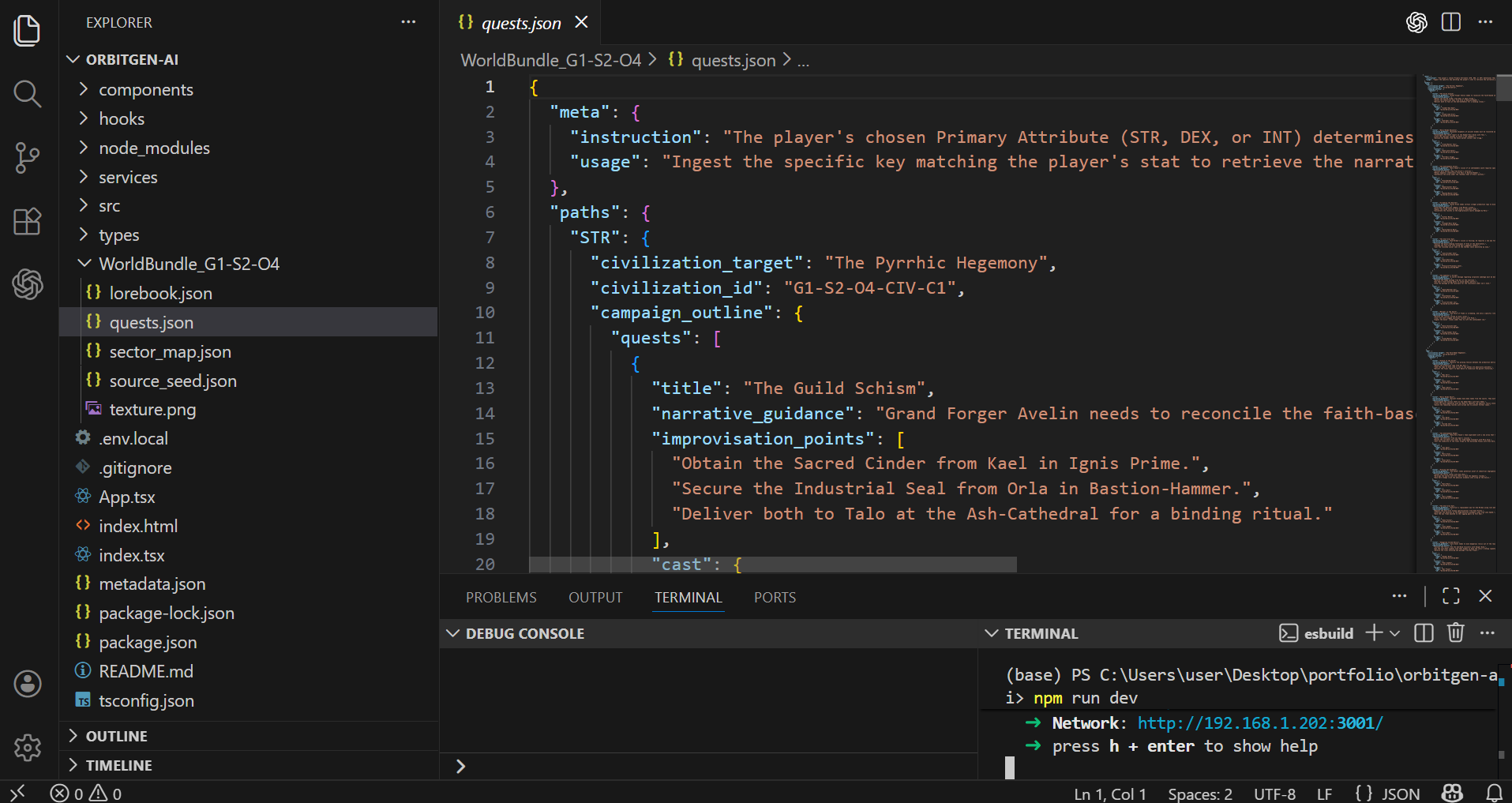 World Bundle — The Vangar Hegemony with 7x7 sector map